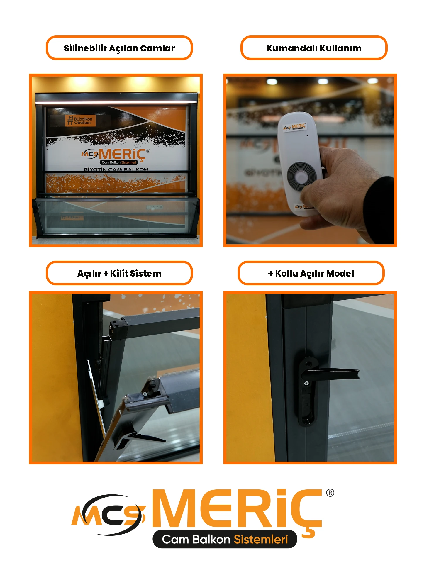 Konya Kumandalı Giyotin Cam Balkon